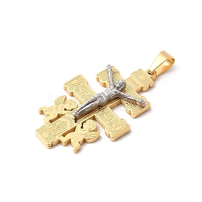 304 Stainless Steel Pendants STAS-G378-04GP-1