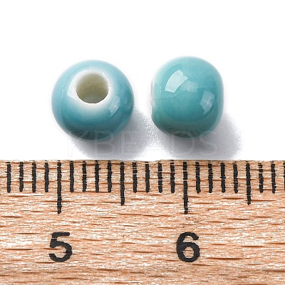 Bright Glazed Porcelain Beads PORC-D300-A30-1
