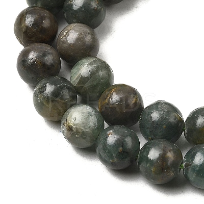 Natural Green Apatite Beads Strands G-K350-C04-8mm-1