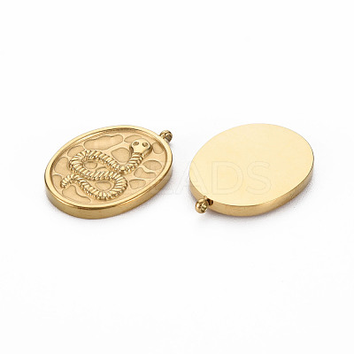 Ion Plating(IP) 304 Stainless Steel Pendant Rhinestone Settings STAS-N097-113LG-NR-1