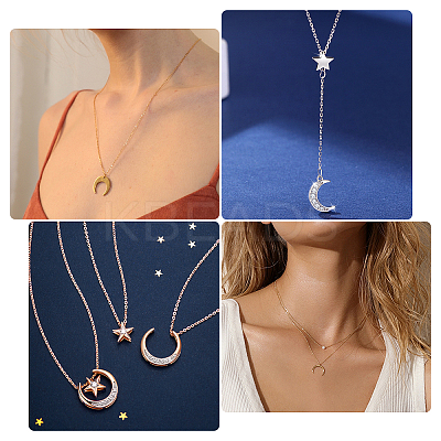 12Pcs 3 Colors 304 Stainless Steel Pendants STAS-UN0026-18-1
