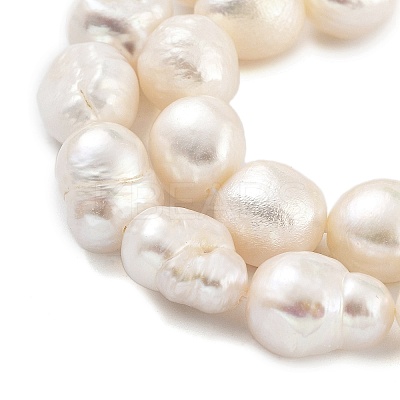 Natural Cultured Freshwater Pearl Beads Strands PEAR-P062-31C-X-1