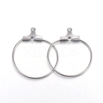 Tarnish Resistant 304 Stainless Steel Pendants STAS-F191-09P-A-1