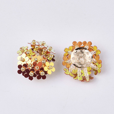 PVC Paillette Cabochons FIND-S321-01J-1