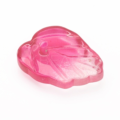 Two-Tone Transparent Glass Charms GLAA-H016-15-1