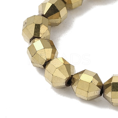 Electroplated Synthetic Non-magnetic Hematite Beads Strands G-I364-L01-1