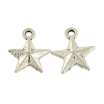 Alloy Star Pendants LS-TIBEP-23849-AS-NR-1