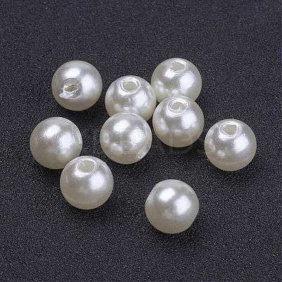 Imitated Pearl Acrylic Beads PACR-8D-12-1