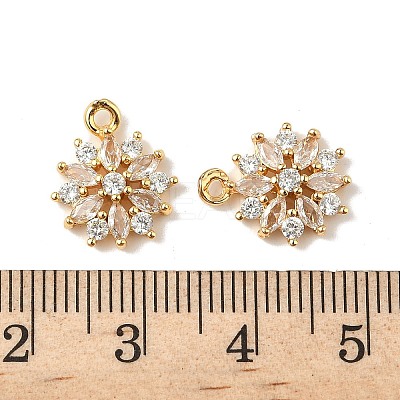 Brass Micro Pave Cubic Zirconia Pendants LS-KK-D373-05G-1