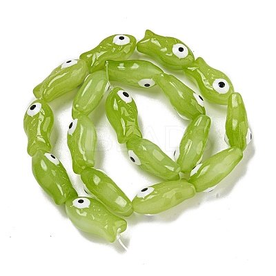 Handmade Transparent Glass Beads GLAA-N0028-03J-1