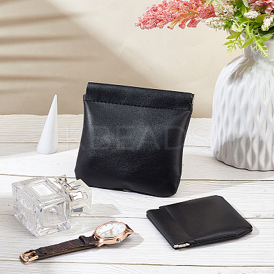 2Pcs 2 Style Imitation Leather Coin Purse ABAG-NB0001-59B-1