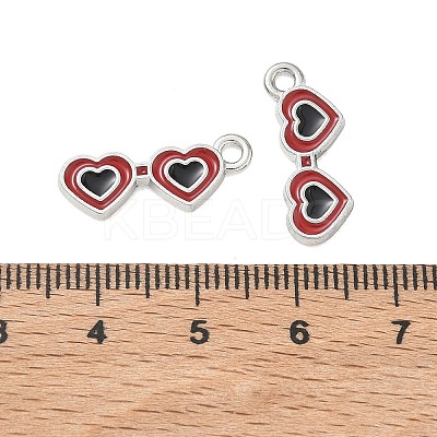 Alloy Enamel Pendants FIND-D044-18P-1
