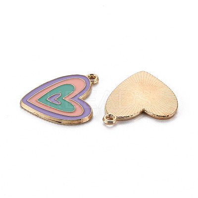 Alloy Enamel Pendants ENAM-S126-082-NR-1