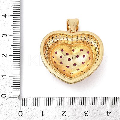 Brass Micro Pave Cubic Zirconia Pendants KK-A241-12G-01-1