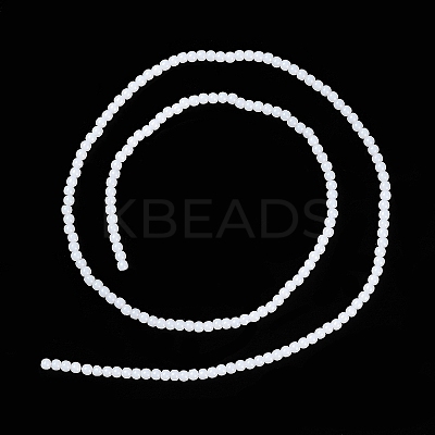 Imitation Jade Glass Beads Strands GLAA-K062-A01-09-1