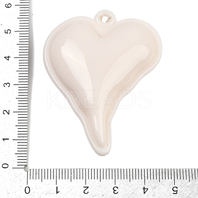 Opaque Acrylic Big Pendants OACR-B036-17-1