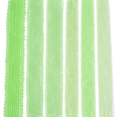 Transparent Glass Beads Strands LS-EGLA-A044-T3mm-MD09-1