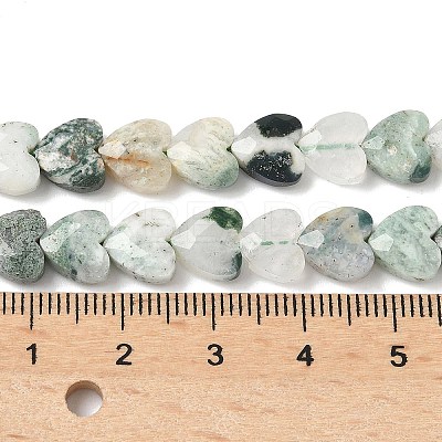 Natural Tree Agate Beads Strands G-D316-B07-1
