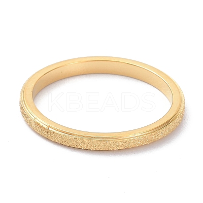 2mm Matte Plain Dome Finger Ring for Girl Women RJEW-C012-01E-G-1
