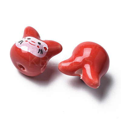 Handmade Porcelain Beads PORC-T007-04J-1