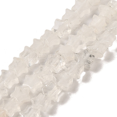 Natural Quartz Crystal Beads Strands G-G085-B43-02-1