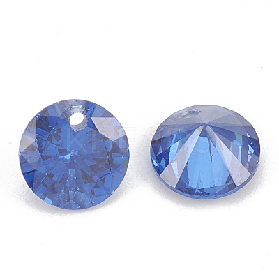 Cubic Zirconia Charms ZIRC-N033-C-07-1