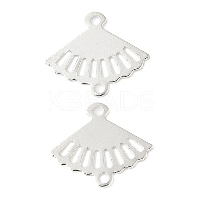 Brass Laser Cut Hollow Connector Charms KK-K277-12S-1