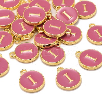 Golden Plated Alloy Enamel Charms LS-ENAM-S118-08I-1