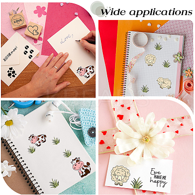 1Pc PVC Plastic Clear Stamps DIY-CP0008-79B-1