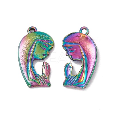 Ion Plating(IP)  304 Stainless Steel Pendants STAS-G278-12M-1