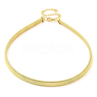 304 Stainless Steel Mesh Chain Choker Necklaces for Women NJEW-U012-03G-02-1