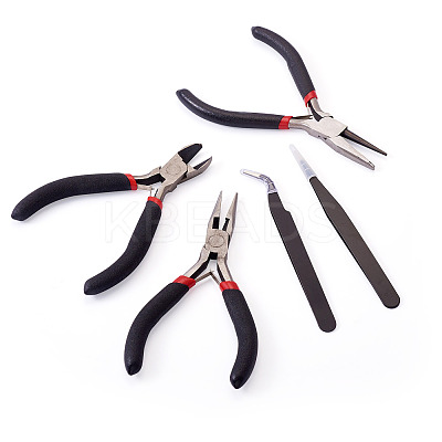 Carbon Steel & Stainless Jewelry Pliers Tool Kits TOOL-TA0001-08-1