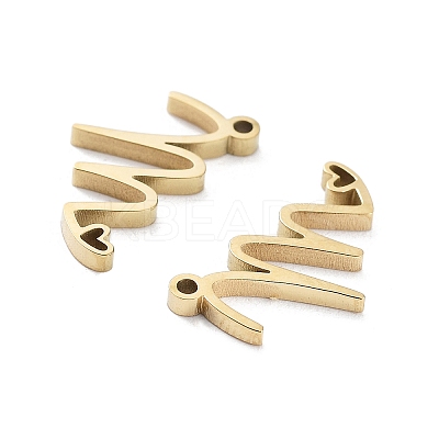 304 Stainless Steel Charms STAS-M327-02G-M-1