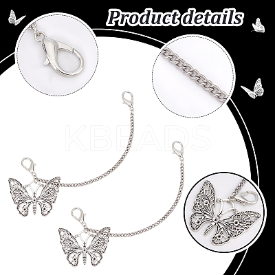 Zinc Alloy Shoe Curb Chains FIND-PH0007-38B-1