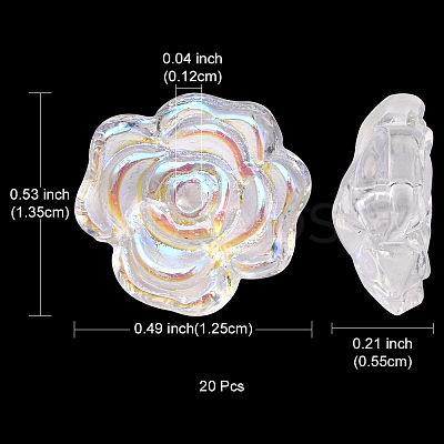 Transparent Glass Beads EGLA-YW0001-63-1