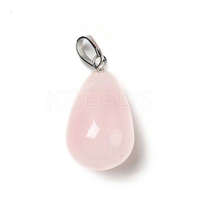 Natural Rose Quartz Pendants G-I332-05P-13-1