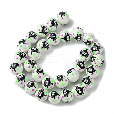 Handmade Porcelain Beads Strands PORC-A025-01F-1