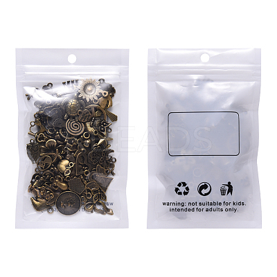 Tibetan Style Alloy Pendants TIBEP-YW0001-07AB-1