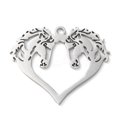 Non-Tarnish 304 Stainless Steel Pendants LS-STAS-R116-10P-1