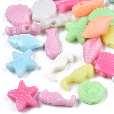 Opaque Acrylic Beads MACR-S272-52-1