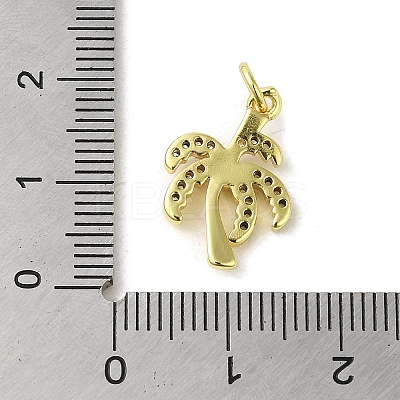 Brass Micro Pave Cubic Zirconia Pendants KK-M283-14A-01-1