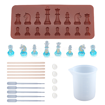 Chess Silicone Mold Kits DIY-SC0001-98-1