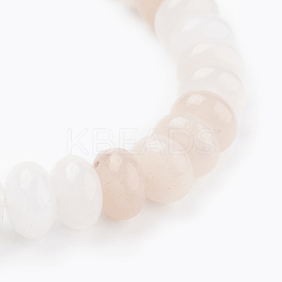Natural Pink Aventurine Beads Stretch Bracelets BJEW-JB03376-03-1