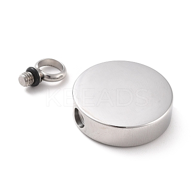 Non-Tarnish 304 Stainless Steel Urn/Perfume Pendants STAS-D179-17P-1