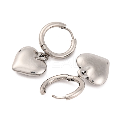 Non-Tarnish 304 Stainless Steel Hoop Earrings for Women LS-EJEW-Z057-14P-02-1
