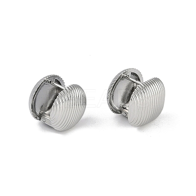 304 Stainless Steel Round Hoop Earrings EJEW-Z075-03P-1