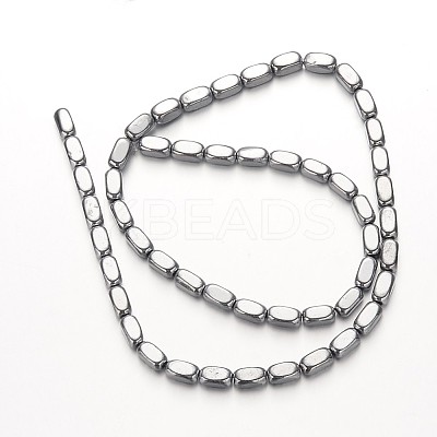 Electroplate Non-magnetic Synthetic Hematite Bead Strands G-F300-40A-01-1