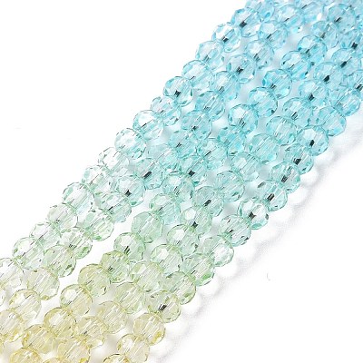 Transparent Glass Beads Strands GLAA-E036-07A-1