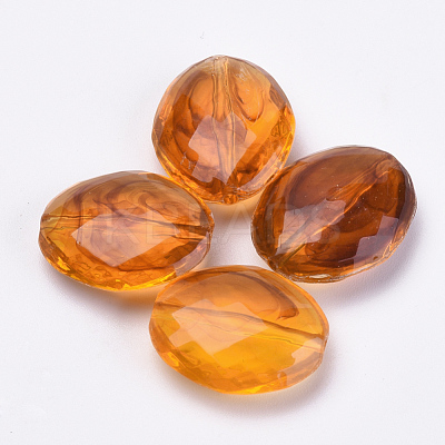 Acrylic Beads X-OACR-S016-30-1