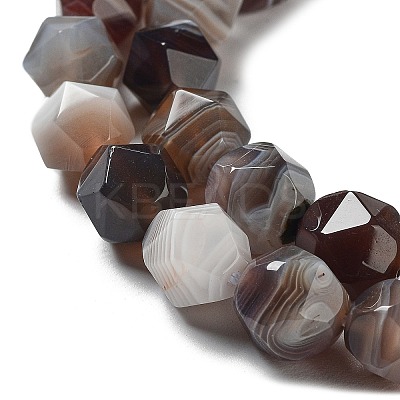 Natural Botswana Agate Beads Strands G-NH0002-C01-03-1